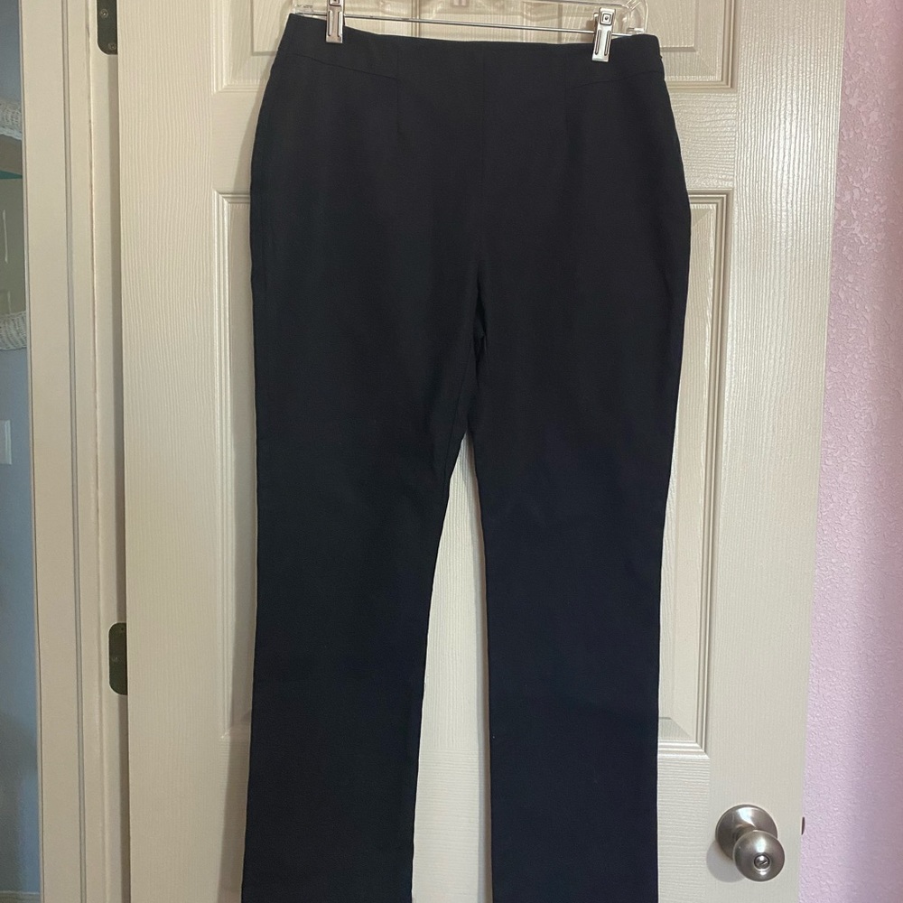 Chicos Slacks No Pocket Slimming Office Sz 4 Short